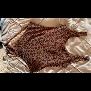 Cheetah print bodysuit